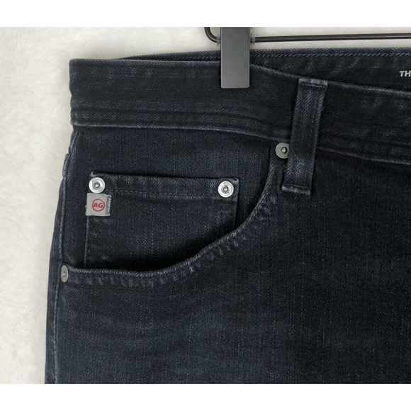 AG Adriano Goldschmied The Graduate Jeans Sz 38x34 Dark‎ Wash Tailored Leg USA - Picture 11 of 11